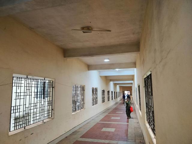 A corridor in Govt. Medical College Hospital, Kollam May