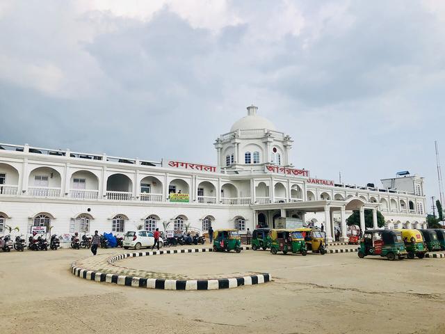 Agartala Railway Station (Agartala, where the college is located)