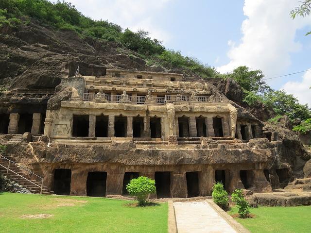 Undavalli Caves, Vijayawada (Andhra Pradesh, where the college is located)