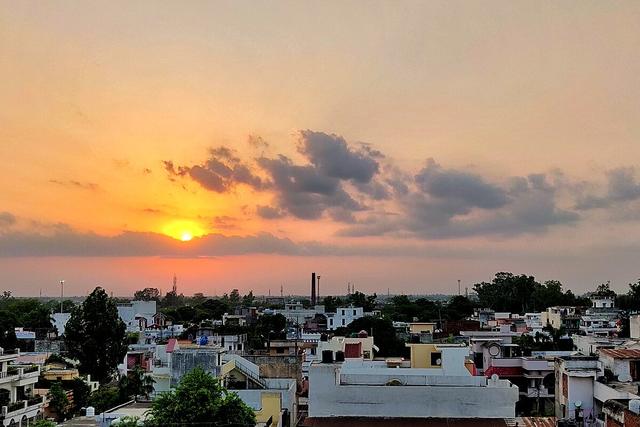 Bareilly Sunset (Bareilly, where the college is located)
