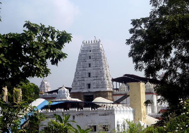 A View of Bhadrachalam Gopuram (Bhadradri Kothagudem, where the college is located)