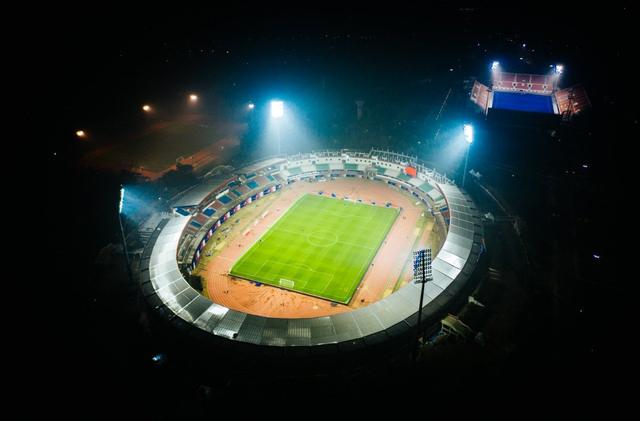 Kalinga Stadium during ISL (Bhubaneswar, where the college is located)