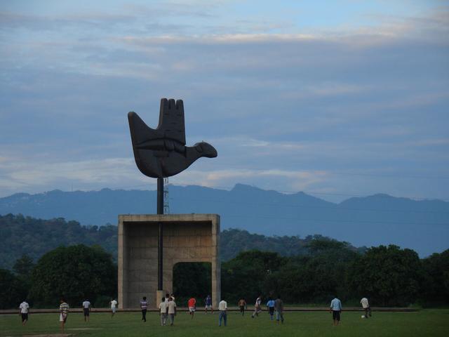Open Hand monument, Chandigarh (Chandigarh, where the college is located)