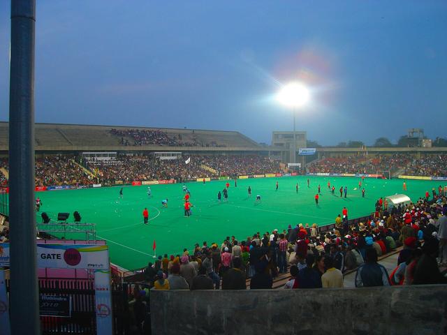 Chandigarh hockey stadium (Chandigarh, where the college is located)