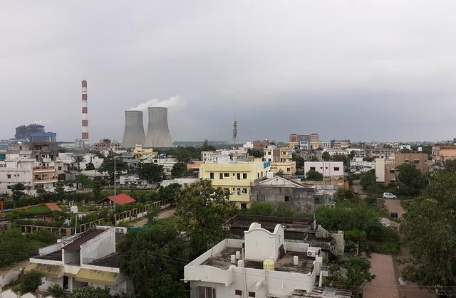 Chandrapur skyline (Chandrapur, where the college is located)