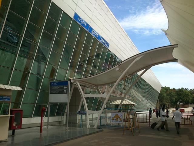 Domestic terminal at CJB (Coimbatore, where the college is located)