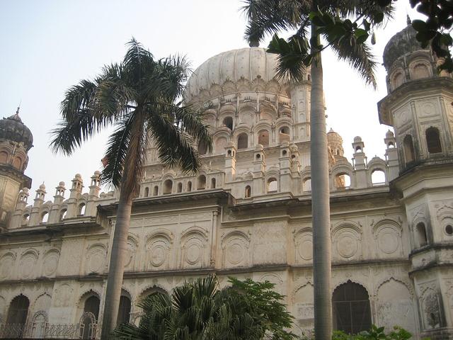 Maqbara with palm trees (Faizabad, where the college is located)