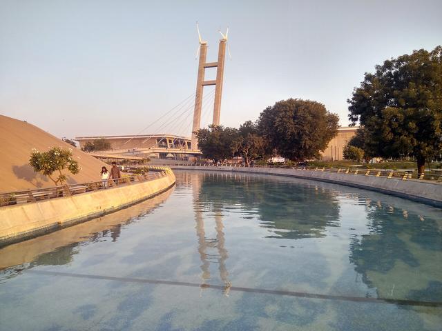 Mahatma Mandir-Gandhinagar (Gandhinagar, where the college is located)
