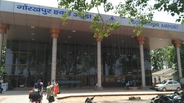 Gorakhpur Airport new terminal building (Gorakhpur, where the college is located)
