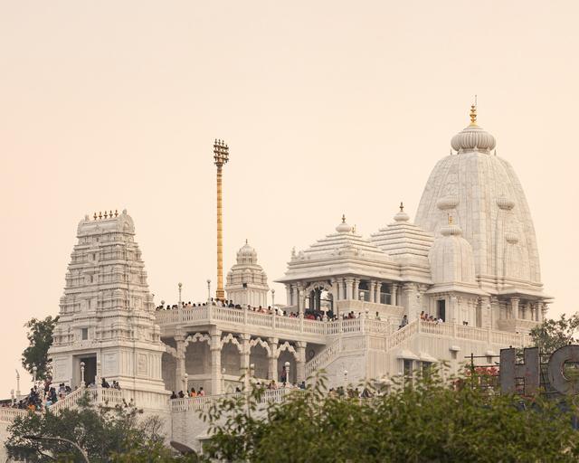 Birla Mandir on a sunset (Hyderabad, where the college is located)