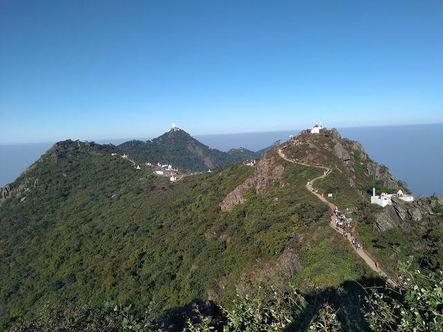 Views of Shikharji on way to Anantnatha Tonk (Jharkhand, where the college is located)