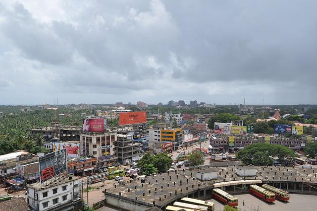 Kannur Skyline (Kannur, where the college is located)