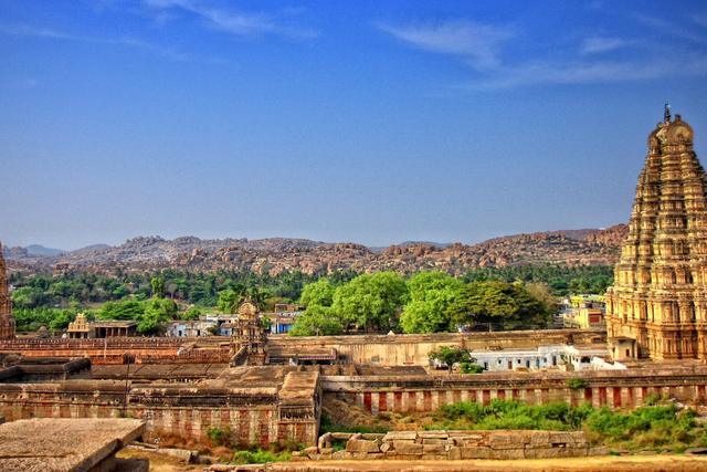 Hampi virupaksha temple (Karnataka, where the college is located)