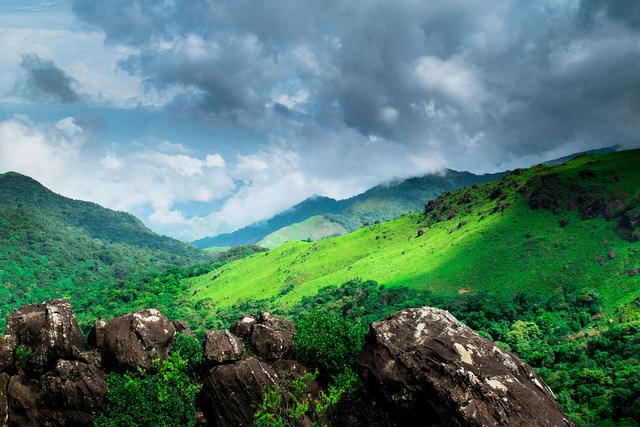 Tadiandamol Valley, Western Ghats (Kodagu, where the college is located)