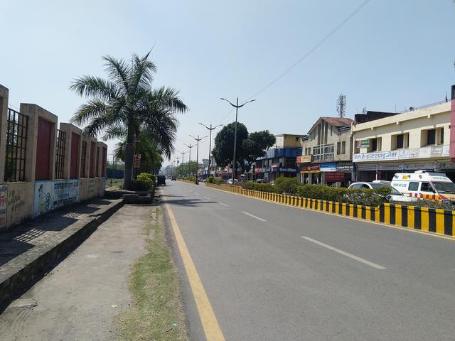 TP nagar road Korba, Chhattisgarh (Korba, where the college is located)