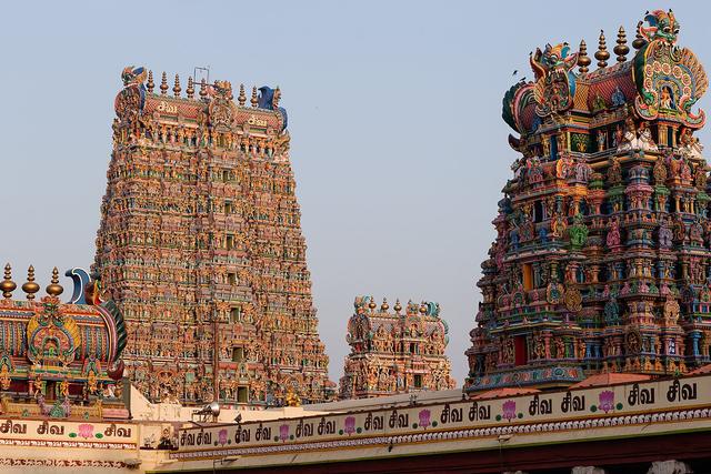 Meenakshi Amman West Tower (Madurai, where the college is located)