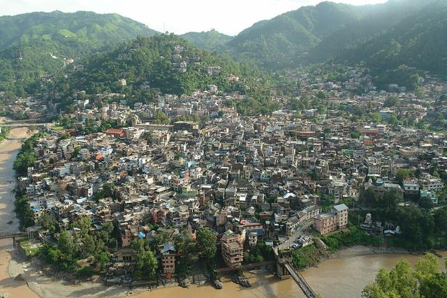 Mandi town (Mandi, where the college is located)