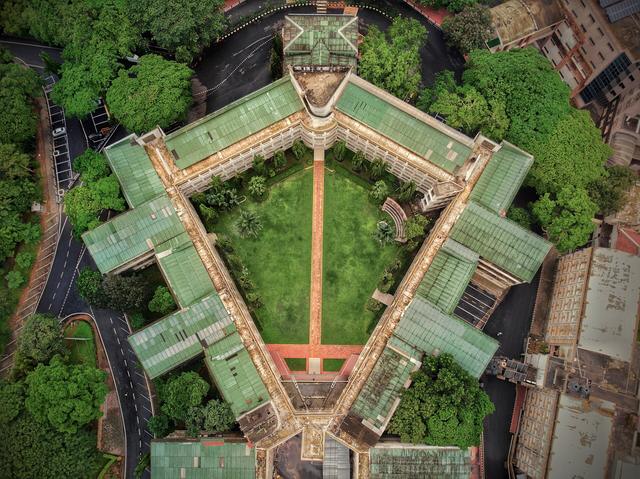 MIT Academic Block 1 - Quadrangle (Manipal, where the college is located)