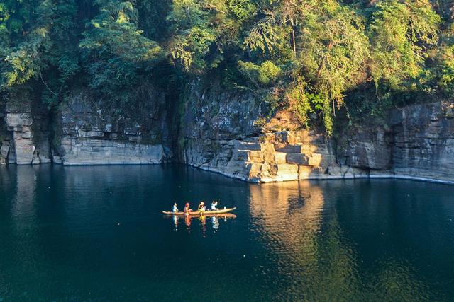 Dawki River, Meghalaya, India (Meghalaya, where the college is located)