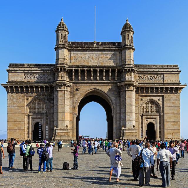 Mumbai 03-2016 30 Gateway of India (Mumbai, where the college is located)