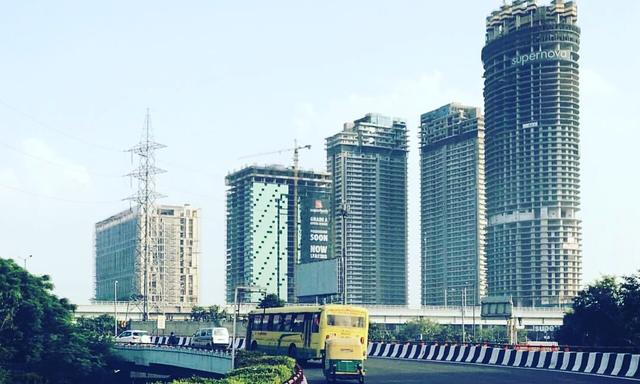 Noidancrdelhiskyline (Noida, where the college is located)