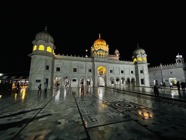 Gurdwa Dukh Nivaran Sahib (Night view) (Patiala, where the college is located)