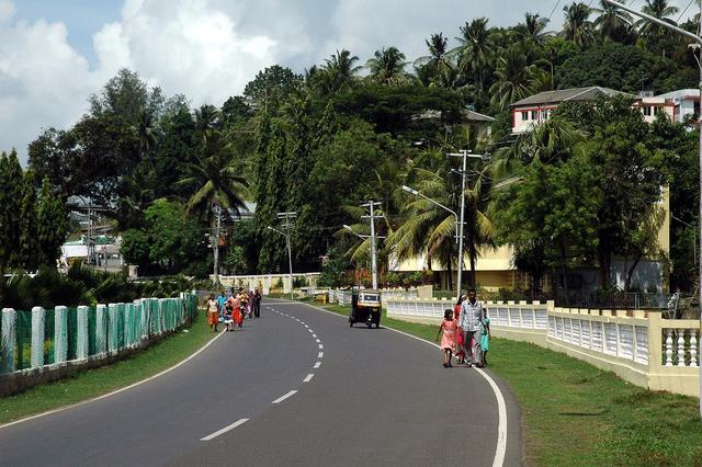 PortBlair SeasideRoad (Port Blair, where the college is located)