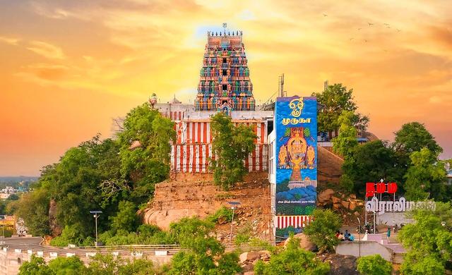 Viralimalai Murugan Temple (Pudukottai, where the college is located)