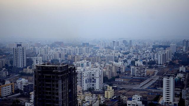 Pune West skyline - March (Pune, where the college is located)