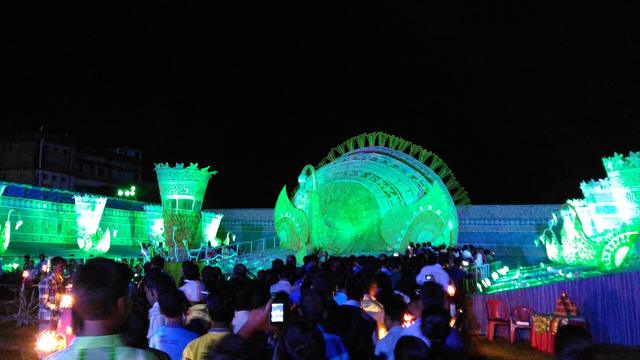 Sudarshanpur Durga Puja (Raiganj, where the college is located)