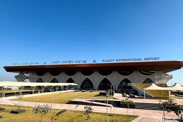 Rajkot airport (Rajkot, where the college is located)