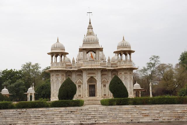 Scindia cenotaphs, shivpuri (Shivpuri, where the college is located)