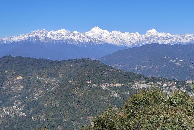 Kanchenjunga range viewed from Hanuman Tok temple, Gangtok, Sikkim, India (Sikkim, where the college is located)
