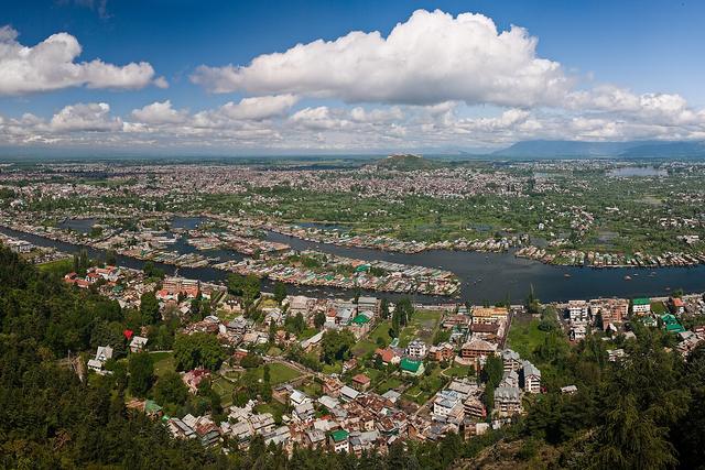 Srinagar pano (Srinagar, where the college is located)
