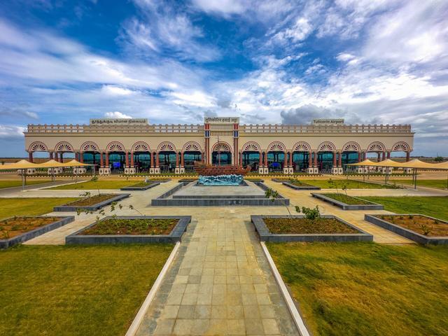 New Terminal building of the Tuticorin Airport (Thoothukudi, where the college is located)