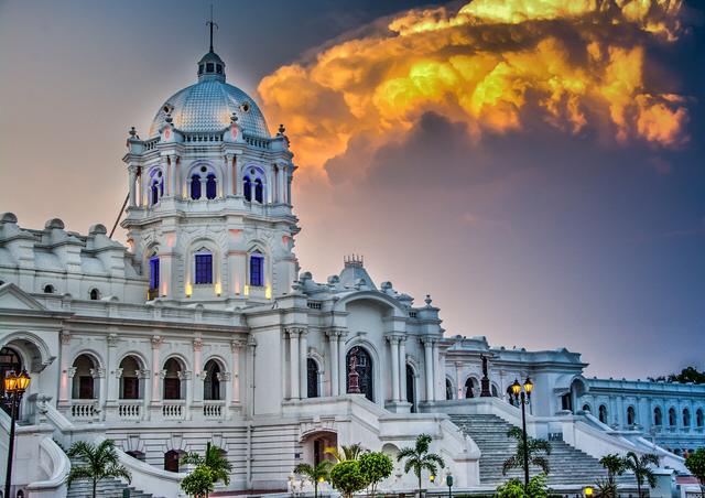 Ujjayanta palace Tripura State Museum Agartala India (Tripura, where the college is located)