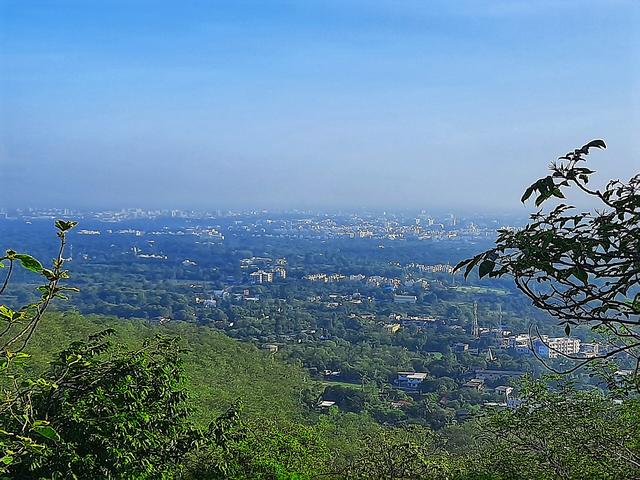 Valsad City View from Parnera Hill in Gujarat,India (Valsad, where the college is located)