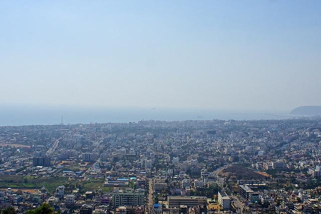 Vizag View from Kailasagiri (Visakhapatnam, where the college is located)