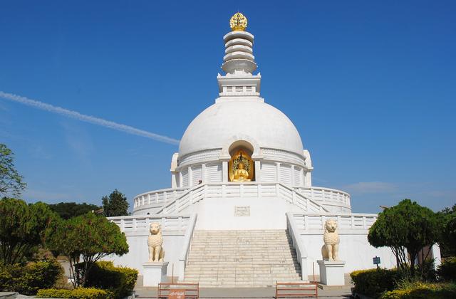 Viswasanthi Stupa, Wardha (Wardha, where the college is located)