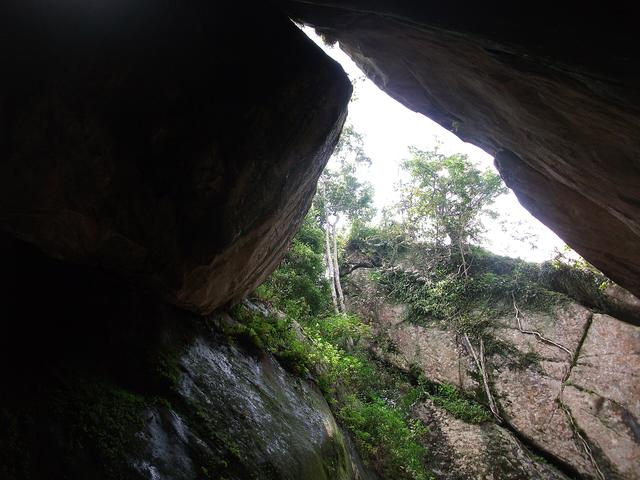Cave at Edakkal(Inside) (Wayanad, where the college is located)