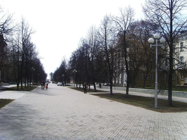 Avenue beside the university