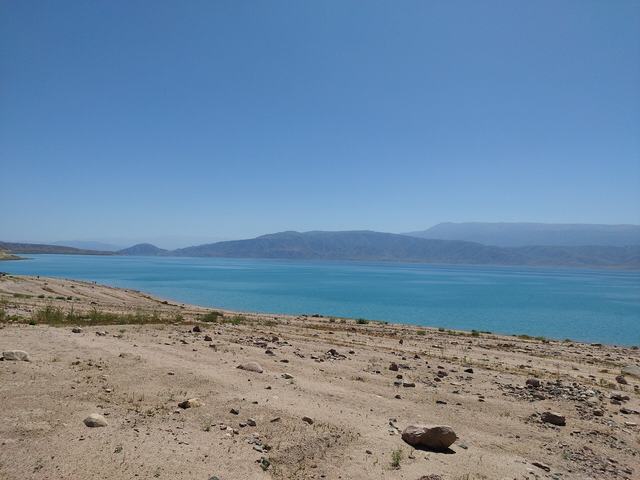 Toktogul reservoir, Jalal-Abad region
