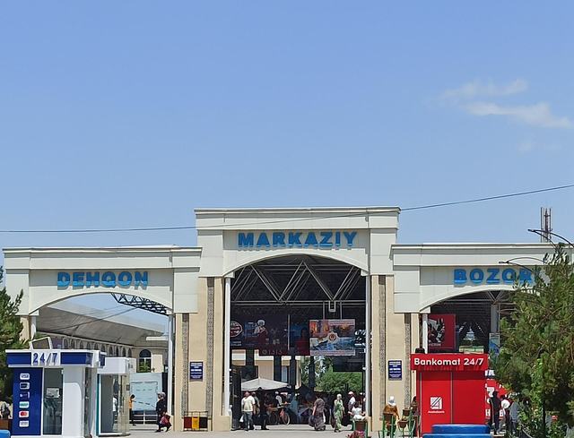 Central market, Fergana