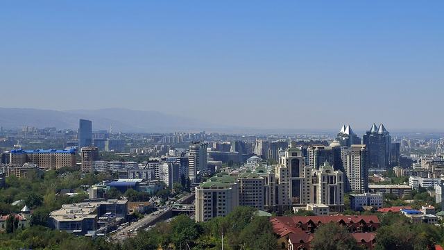 Almaty skyline