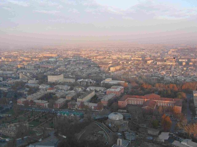 Osh from Sulayman Mountain