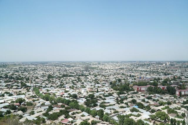 Osh from Sulayman Mountain